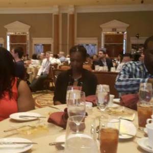 Account manager, Richards, Exec Sec Foulkes, CTO Miller, Las vegas CinemaCon 2015